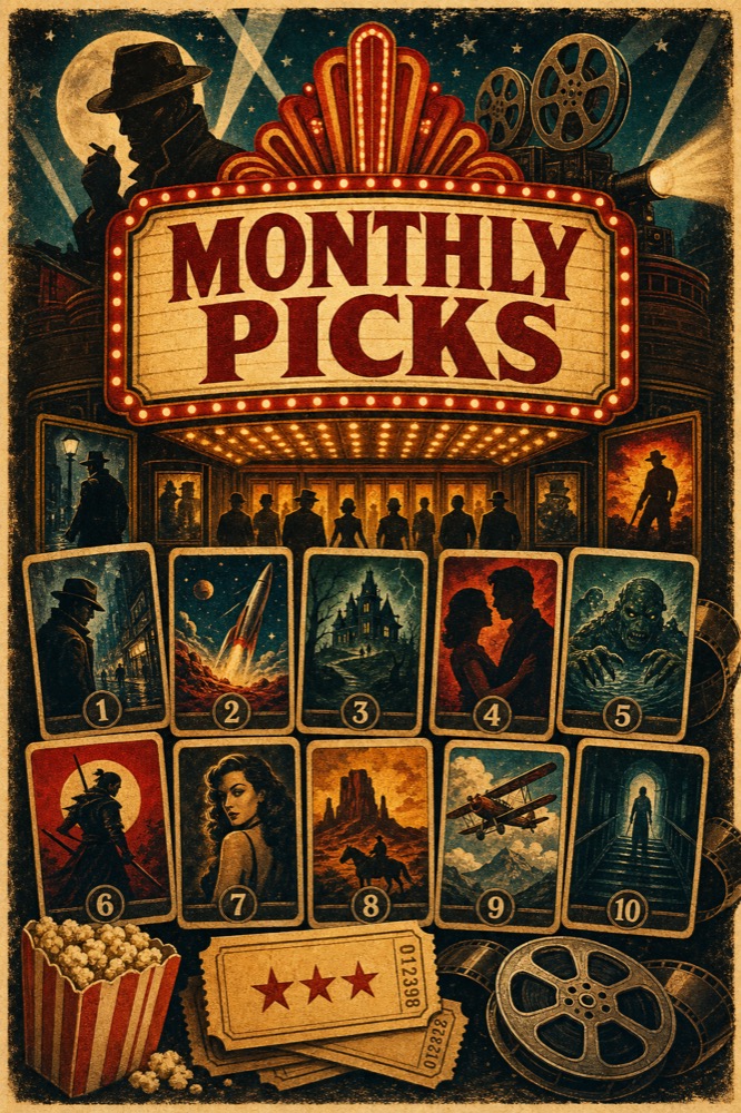 Monthly Picks poster.